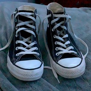 Black High Top Converse Shoes